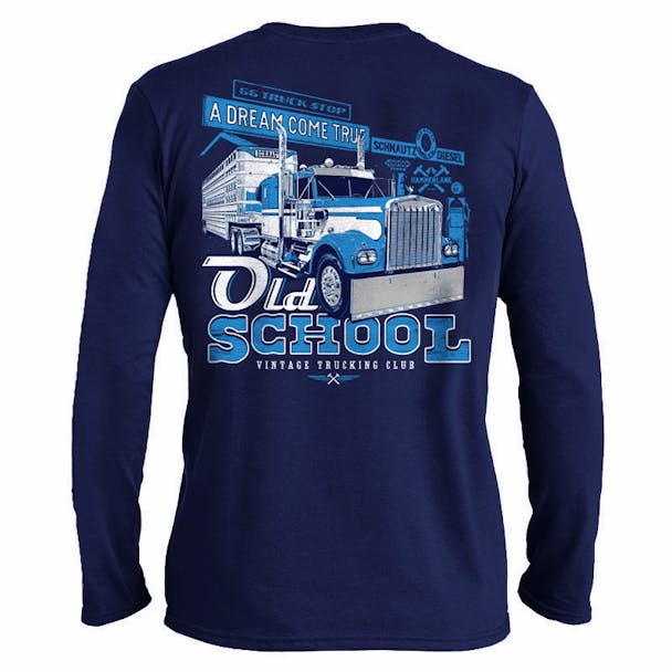 Old School Hammer Lane Long Sleeve T-Shirt Back