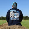 Old School Hammer Lane Long Sleeve T-Shirt On Model Back