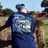 Old School Hammer Lane Long Sleeve T-Shirt On Model Angle 2