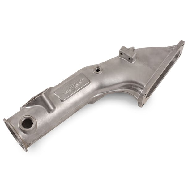 Performance Diesel Cummins ISX15 Intake Manifold White Background 2