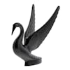 Matte Black Swan Truck Hood Ornament