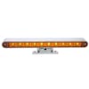 10" Dual Function Light Bar With 180 Swivel Base Amber LED/Amber Lens On