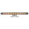 10" Dual Function Light Bar With 180 Swivel Base Amber LED/Clear Lens 