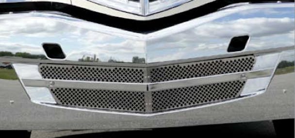 International Lonestar Bumper Grill w Snake Skin Punches