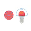 High Power 1156 LED Single Function Bulb Red 360