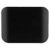 2" Chrome Hitch Cover Black Front