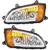 Kenworth T660 Chrome Projector Headlight LED's On