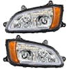 Kenworth T660 Chrome Projector Headlight LED's Off