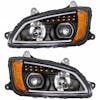 Kenworth T660 Chrome Projector Headlight LED's Off
