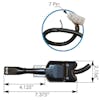 Mack RD DM MR Turn Signal Multifunction Switch Dimensions