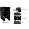 Foldable Power Monocrystalline Solar Panels 60 Watt Info