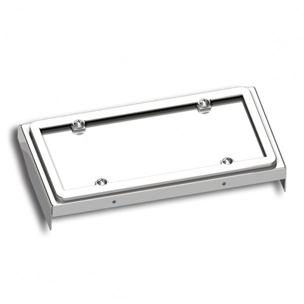 Stainless Steel License Plate Holder For 2008-2017 Freightliner Cascadia