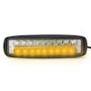Dual Function Amber And White Slim LED Fog Light Amber LEDs