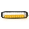 Dual Function Amber And White Slim LED Fog Light Amber And White LEDs