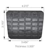Western Star Brake Pedal Pad 246279 246279N 378367C1 2AA662 Dimensions