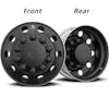22.5" Alcoa Dura-Black Aluminum Wheel Both