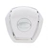 Peterbilt Chrome Steering Wheel Horn Pad - Front View