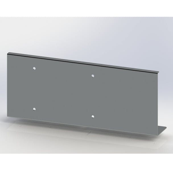 Stainless Steel Under Bumper Mount Single License Plate Holder