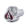 Vibrant Colored Ace of Spades Air Valve Knob-chrome