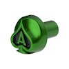 Vibrant Colored Ace of Spades Air Valve Knob-green