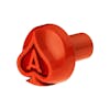 Vibrant Colored Ace of Spades Air Valve Knob-orange