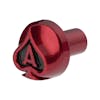 Vibrant Colored Ace of Spades Air Valve Knob-Red