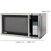 Tundra MW Series Truck Microwave Dimensions