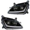 Peterbilt 579 587 Blackout Aftermarket Projector Headlights