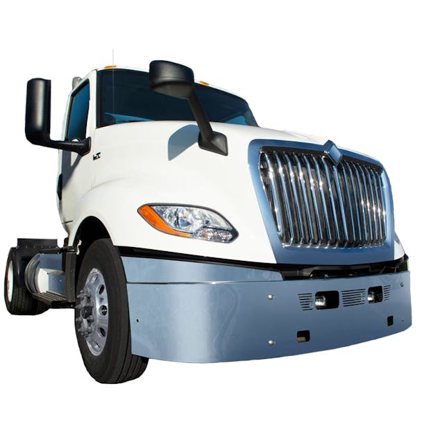 International LT 2017 And Newer 3 Piece Chrome Bumper
