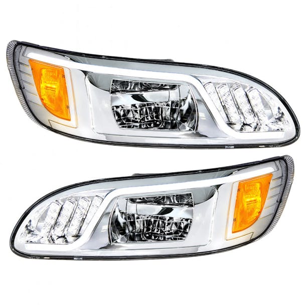 Peterbilt 386 387 LED Headlight On