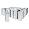60 Pack Chrome 33mm Tall Cylinder Nut Covers