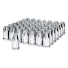 60 Pack Chrome Super Spike Nut Covers