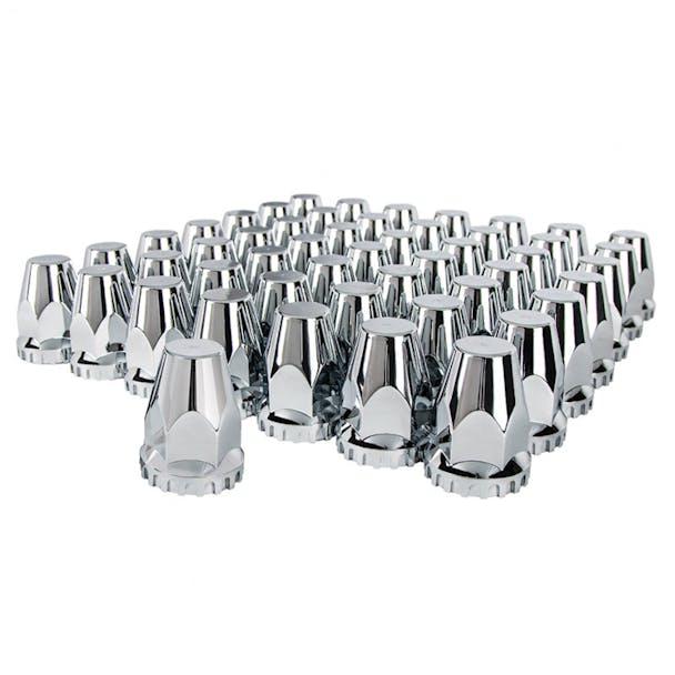 60 Pack Chrome Original Nut Covers