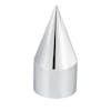 60 Pack of Chrome 1 1/2" Push On Spike Nut Covers Single View