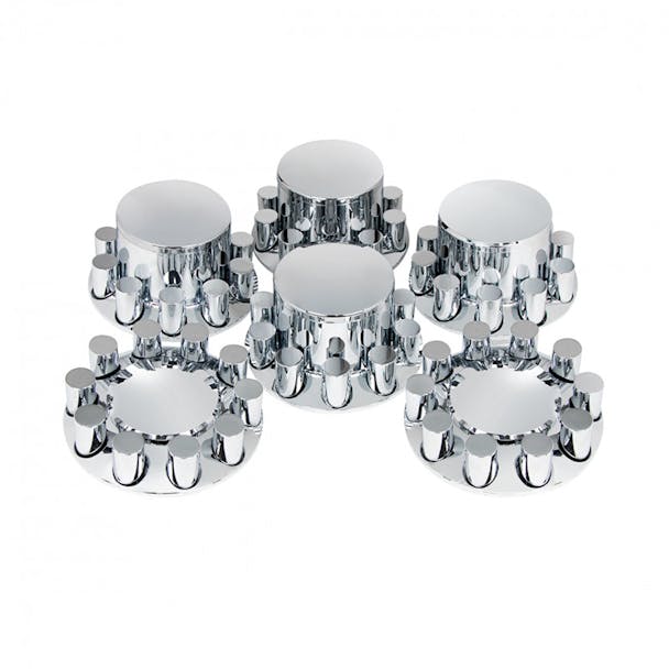 Complete Chrome Cover Kit with Lug Nut Covers