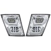 Volvo VN VNL High Power Full LED Chrome Fog Light With Daytime And Position Light Both