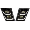 Volvo VN VNL High Power Full LED Blackout Fog Light With Daytime And Position Light Both On