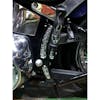 Chrome Skull Swing Arm Accent Set - On Motorcycle