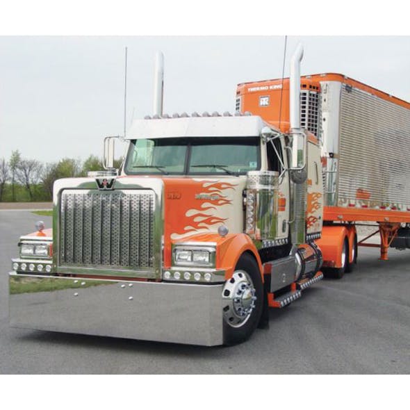 Western Star 4900 Stainless Steel Bumper By Roadworks