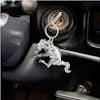 Chrome Bronco Key Chain Bottle Opener In Car