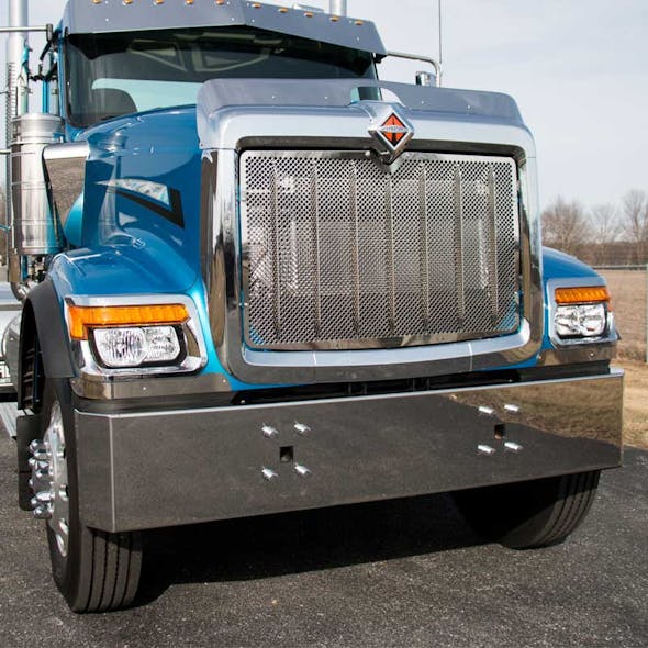 International HX520 Standard Mount Mitered End Bumper