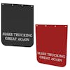 24" x 30" MTGA Polyurethane Mud Flaps (Pair) - Red and black