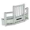 Kenworth T600 Set Back Axle Herd Super Road Train Bumper Grill Guard - Vertical Tubes With Slam Latch, Custom Lights, and Signal Lights