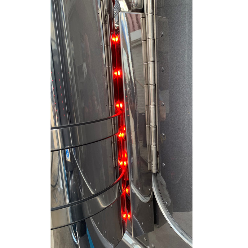 Peterbilt Donaldson Rear Penny Light Air Cleaner Bars By Shift