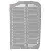 Peterbilt 384 386 Stainless Steel Grill Insert With Louver-Style Bars - driver