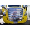 Freightliner Cascadia Stainless Steel Mesh Grill Insert - 2018 & Newer - Grill Close