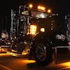 Kenworth W900 2015+ Watermelon Air Cleaner Light Bar On Truck Far Away