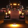 Kenworth W900 2015+ Watermelon Air Cleaner Light Bar On Truck Head On