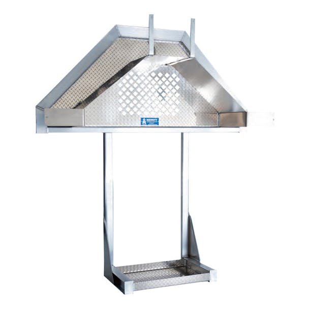 Aluminum Heavy Duty Hose Rack With Bottom Tray