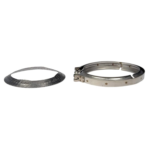 Cummins V-Band Clamp and Gasket 2880213 2880215 90-0013 (Side View)